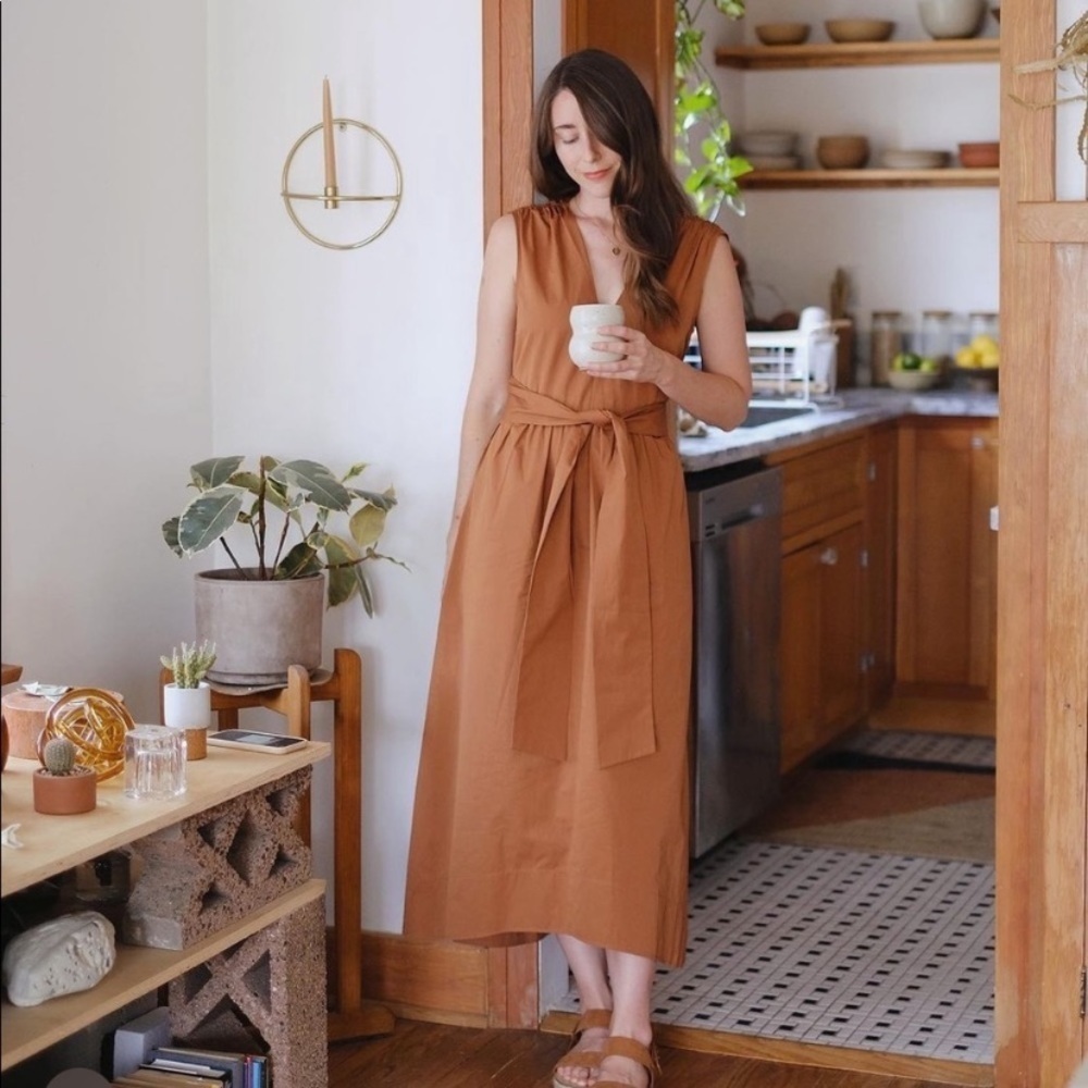 Jenni Kayne Tan Sleeveless Dress - Picture 9 of 10
